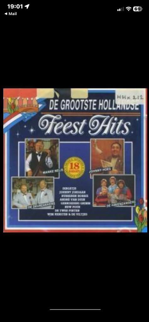 De Grootste Hollandse Feest Hits CD, Cd's en Dvd's, Cd's | Nederlandstalig, Gebruikt, Ophalen of Verzenden