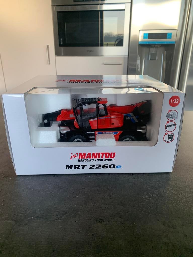 Manitou verrijker 1:32, Ophalen of Verzenden, Zo goed als nieuw, Tractor of Landbouw, Overige merken