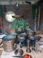 Oude Koperen Bakken, Weegschaal en Meer, Antiek en Kunst, Ophalen of Verzenden