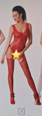 Bodystocking Rood - S/L, Passion, Ophalen of Verzenden, Rood, Body of Korset