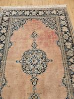 Vintage handgeknoopt perzisch tapijt kashan 225x128, Huis en Inrichting, Info@SlatsAntiek.nl, Tweedehands, 100 tot 150 cm, Perzisch