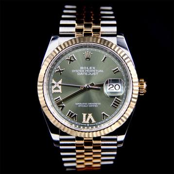 Rolex Datejust 36 Green  Diamond dial 126233 Fullset 05-2022 beschikbaar voor biedingen