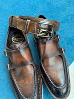 NIEUW Harris Asiago UK10 Instapper Double-monk Bruin, Loafers, Harris, Bruin, Verzenden