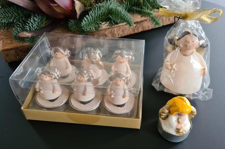 Nieuwe engeltjes kaarsjes, kerstversiering & theelichtjes, Diversen, Kerst, Nieuw, Ophalen of Verzenden