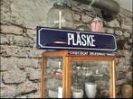 Emaille bord PLÄSKE, Ophalen of Verzenden