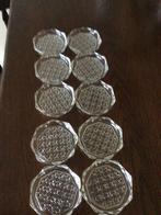 Glazen onderzetters, Ophalen of Verzenden, Glas of Kopje