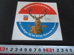 sticker Leger Landmacht Korps Nationale Reserve, Ophalen, Zo goed als nieuw, Bedrijf of Vereniging