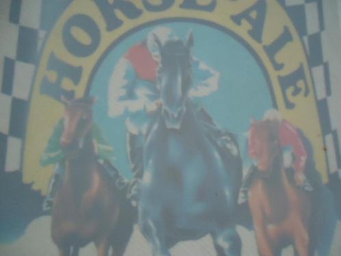 sticker oud HORSE ALE Bier Paard paardenrace race strip groo, Verzamelen, Stickers, Zo goed als nieuw, Bedrijf of Vereniging, Verzenden