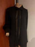 Twinset blouse met kant maat L origineel zgan, Twinset, Zwart, G, Maat 42/44 (L)