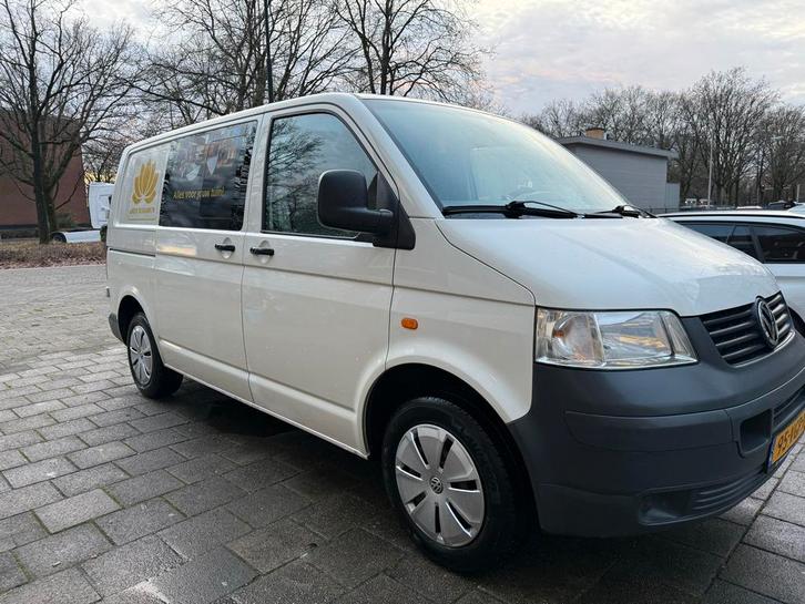 Nette Volkswagen Transporter T5 wit 2007, Auto's, Bestelauto's, Particulier, ABS, Airbags, Airconditioning, Alarm, Bluetooth, Centrale vergrendeling