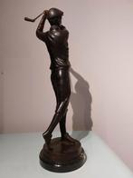 Ben Hogan, Golfer, beeld in brons, 53cm signatuur., Antiek en Kunst, Ophalen of Verzenden, Brons