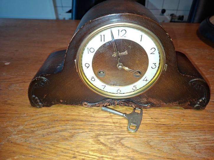 Antieke Hermle Pendule - Goedlopend, Antiek en Kunst, Antiek | Klokken, Ophalen of Verzenden