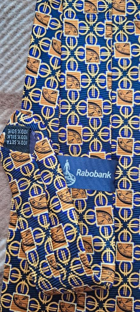 Zijden Rabobank stropdas – nieuw in verpakking, Kleding | Heren, Stropdassen, Nieuw, Geel, Ophalen of Verzenden