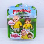 Monchhichi - Feuillu & Sylvus poppetje, figuurtje Monchichi, Ophalen of Verzenden, Nieuw