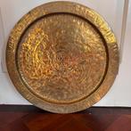 Grote/big brass VINTAGE Korean Tray, Ophalen, Zo goed als nieuw, Hout