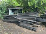 Grenen houten gespoten planken, gebruikt als gevelbekleding, Doe-het-zelf en Verbouw, Ophalen, Gebruikt, Minder dan 25 mm, Grenen