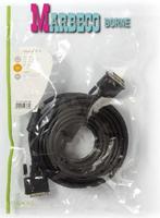 DVI kabel DVI-D 24+1-Pins Male, 10 meter, 1080p, vernikkeld, Nedis, Nieuw, Info@marbeco.nl, Ophalen of Verzenden
