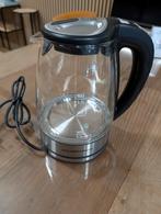 Glazen Waterkoker met Temperatuurregeling, 1 tot 2 liter, Ophalen of Verzenden, Gebruikt, Rvs