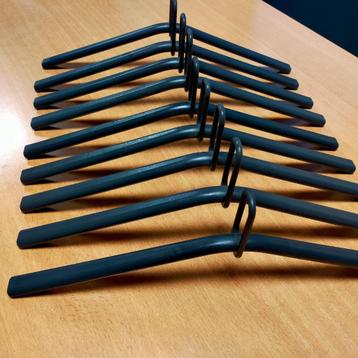  Kledinghangers - kleding haken antraciet prijs per 10 stuks beschikbaar voor biedingen