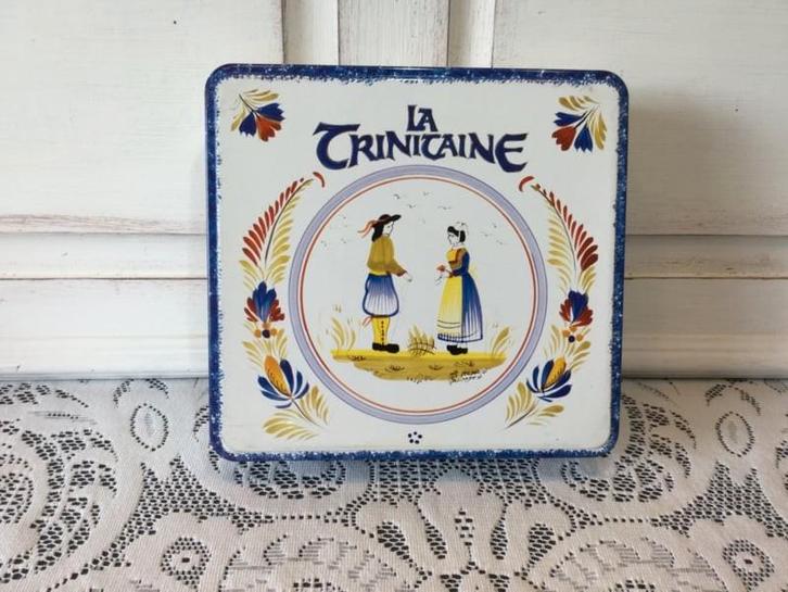 Quimper, Massily Frankrijk,  koekjestrommels, Verzamelen, Blikken, Overige, Ophalen of Verzenden