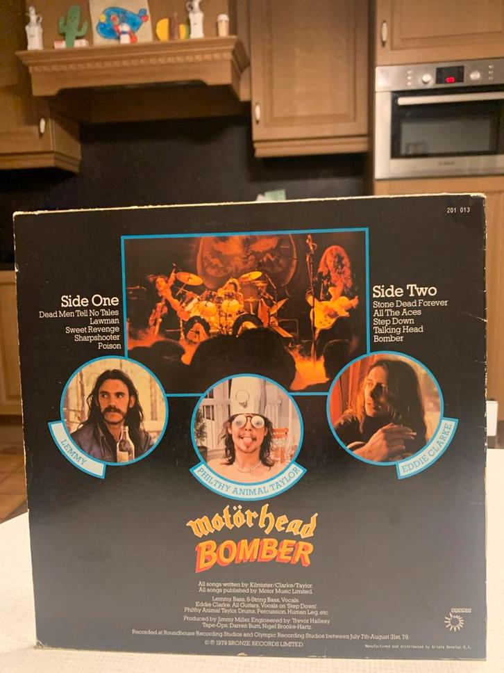 Motörhead - Bomber LP - 1979 Duitsland Persing, Cd's en Dvd's, Vinyl | Rock, Gebruikt, Rock-'n-Roll, 12 inch, Ophalen of Verzenden
