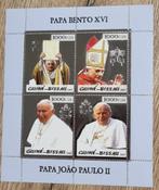 Guinee-Bissau Silver 2005 Paus Benedikt + Johannes Paul II., Postzegels en Munten, Postzegels | Afrika, Verzenden, Guinee, Postfris