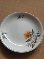 Royal gouda bord/schaal met gele bloem, Ophalen of Verzenden