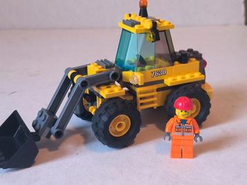 Lego City 7630 Graafmachine met Minifiguur beschikbaar voor biedingen