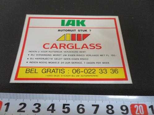 sticker PHILIPS IAK Verzekeringen Carglass, Verzamelen, Stickers, Zo goed als nieuw, Bedrijf of Vereniging, Ophalen