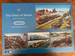 Gibsons puzzel 4 x 500 st The Glory of Steam, Ophalen of Verzenden, Zo goed als nieuw