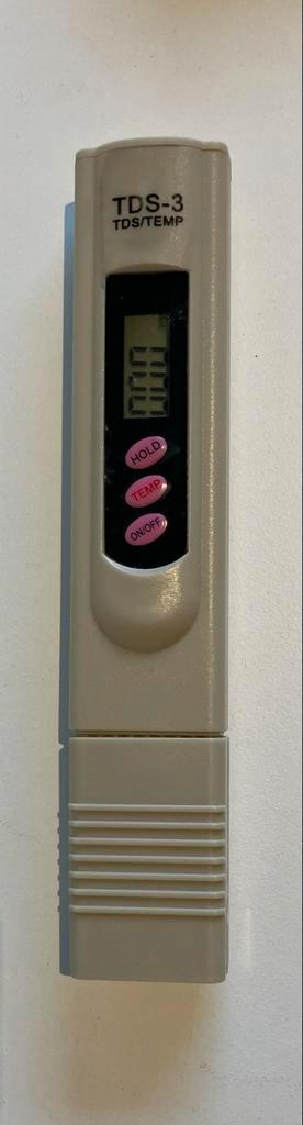 Nieuwe TDS-3 Meter: Temperatuur & Waterhardheid beschikbaar voor biedingen