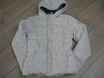 Leuke warme gevoerde ecru meisjes winter jas 152 €9.00, Ophalen of Verzenden, Zo goed als nieuw, Meisje, Jas