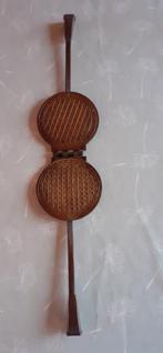 Oude Wafelijzer voor Open Vuur, Ophalen of Verzenden, Gebruikt, Metaal, Overige typen