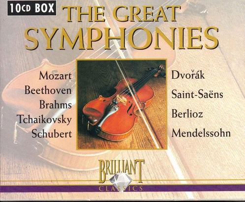 The Great Symphonies 10 CD box set, Cd's en Dvd's, Cd's | Klassiek, Zo goed als nieuw, Opera of Operette, Romantiek, Boxset, Ophalen of Verzenden