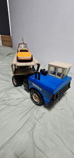 Tonka Oplegger met 4 Auto's - Vintage Speelgoed, Ophalen of Verzenden