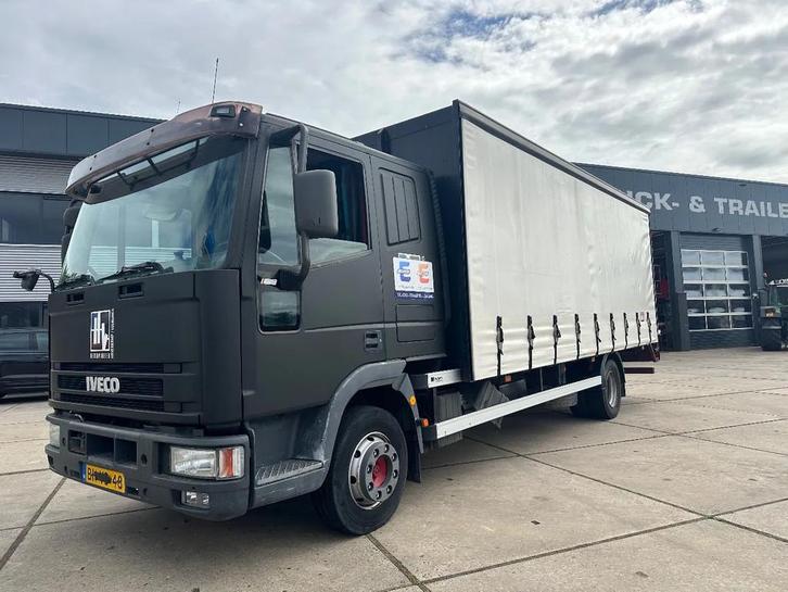 Iveco ML 80 WITH CRANE - tyres80% - with TUV -euro2 - low mi, Auto's, Vrachtwagens, Bedrijf, Te koop, ABS, Iveco, Diesel, Euro 2