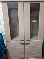 2x dezelfde vitrinekast  60 euro per stuk., Huis en Inrichting, Ophalen, 100 tot 150 cm, Zo goed als nieuw, 150 tot 200 cm