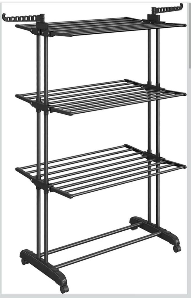 Nieuw Songmics Zwart Droogrek Toren - Ruimtebesparend!, ....., ......, Ophalen of Verzenden, Songmics