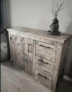 ~Stoer Sober landelijk Houten Wandmeubel/Dressoir/Ladenkast~, Ophalen of Verzenden, Zo goed als nieuw
