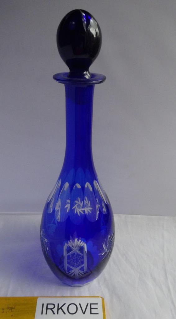 BOHEEMS KRISTAL * FRAAIE KARAF * Kegelmodel *, Antiek en Kunst, Antiek | Glas en Kristal, Verzenden
