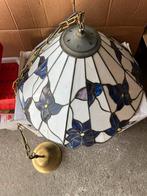 Tiffany plafondlamp, Huis en Inrichting, Lampen | Plafondlampen, Ophalen, Gebruikt, Glas, Tiffany