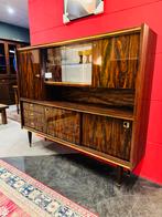 Vintage highboard kast wandmeubel Palissander fineer, Ophalen