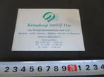 sticker kringloop bedrijf oss meubels audio boeken kleding, Ophalen, Zo goed als nieuw, Bedrijf of Vereniging
