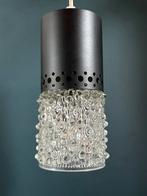 Vintage Hanglamp Bubbelglas VEB Narva, Ophalen of Verzenden, Zo goed als nieuw