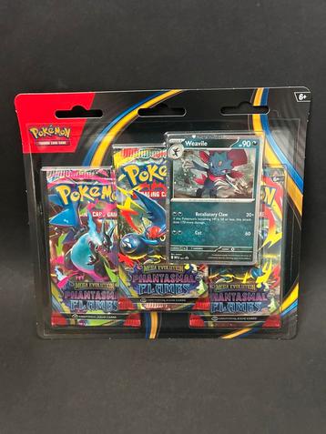 Phantasmal Flames Weavile 3-Pack Blister beschikbaar voor biedingen