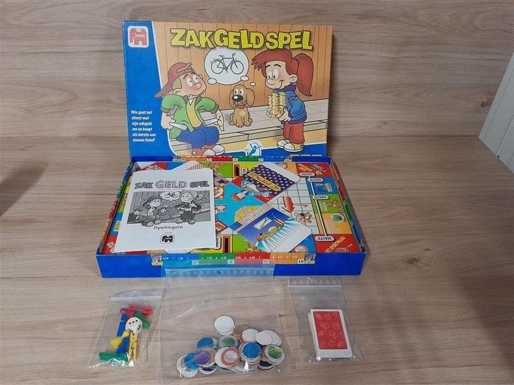 zakgeldspel voor de kids [s1154], Hobby en Vrije tijd, Gezelschapsspellen | Bordspellen, Zo goed als nieuw, Ophalen of Verzenden