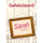 Verjaardagskaart Sarah 50 jaar bij Stichting Superwens!, Diversen, Ophalen of Verzenden, Nieuw