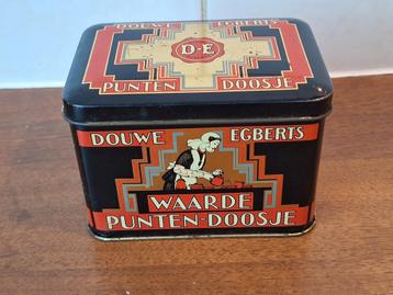 Vintage waardepunten doosje Douwe Egberts  beschikbaar voor biedingen