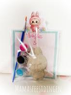 Traktatie verfset labubu, Ophalen of Verzenden, Zo goed als nieuw, Feestartikel, Verjaardag