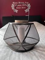 Grote ijzeren windlichten., Huis en Inrichting, Ophalen of Verzenden, Zo goed als nieuw, Metaal